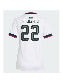 Ženski Nogometna dresi replika Mehika Hirving Lozano #22 Gostujoči SP 2026 Kratek rokav